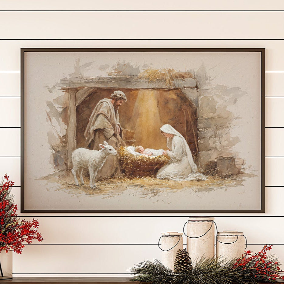 Sacred Light Illuminates Winter's Night