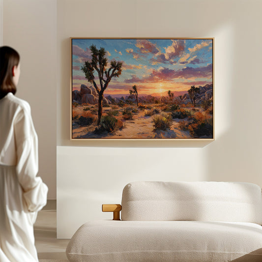 Sunset Ignites Joshua Tree's Soul