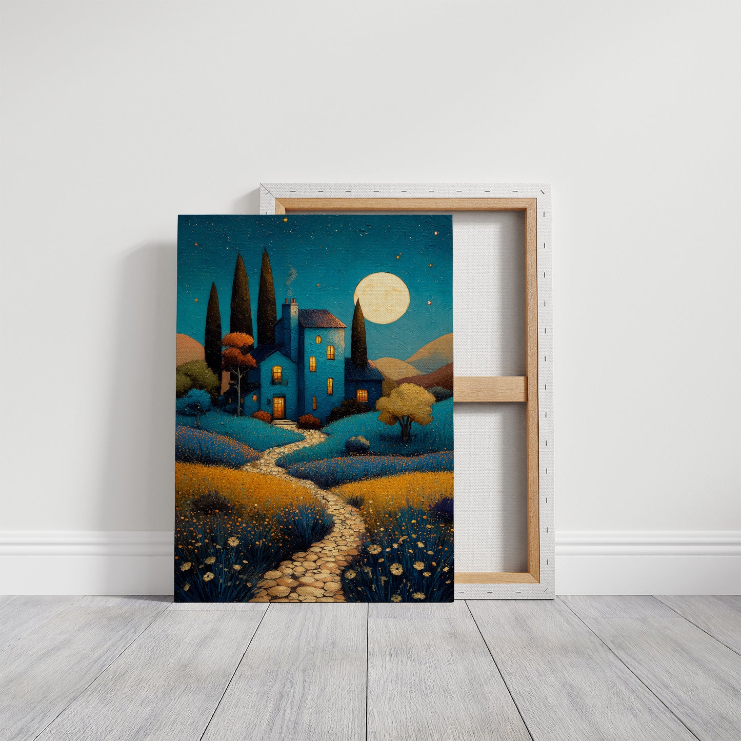 Moonlit Path To Tuscan Dreams