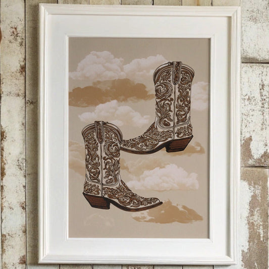 Boots Tell Tales Of Prairie Wind