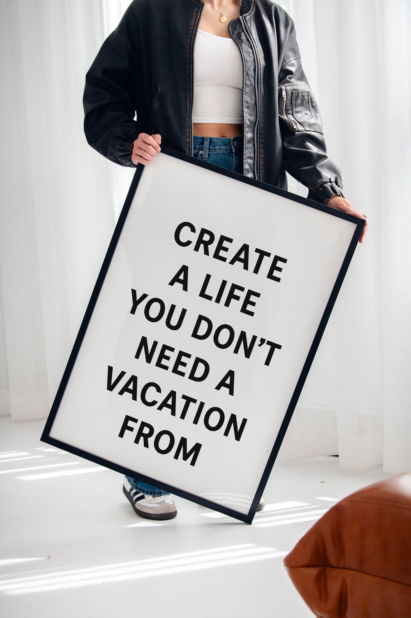 Create a Life You Love Quote Print