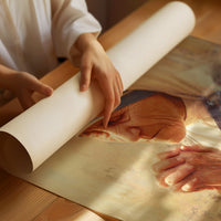 Devotion Illuminated Through Weathered Hands
