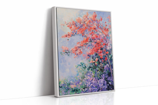 Blossoms Beneath a Vibrant Sky
