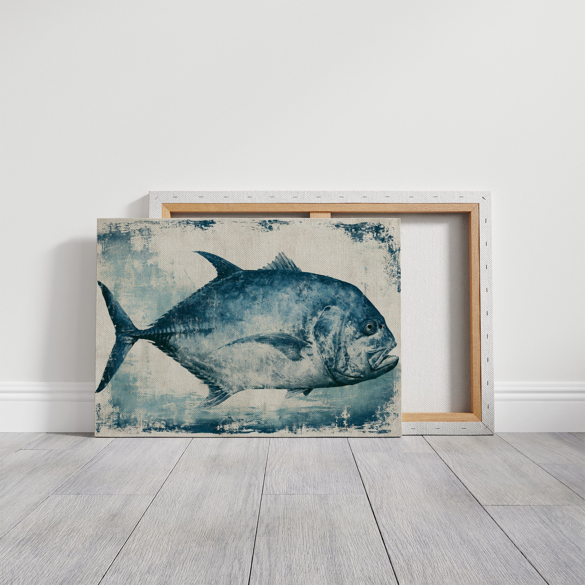 Blue Pompano, Textured Study