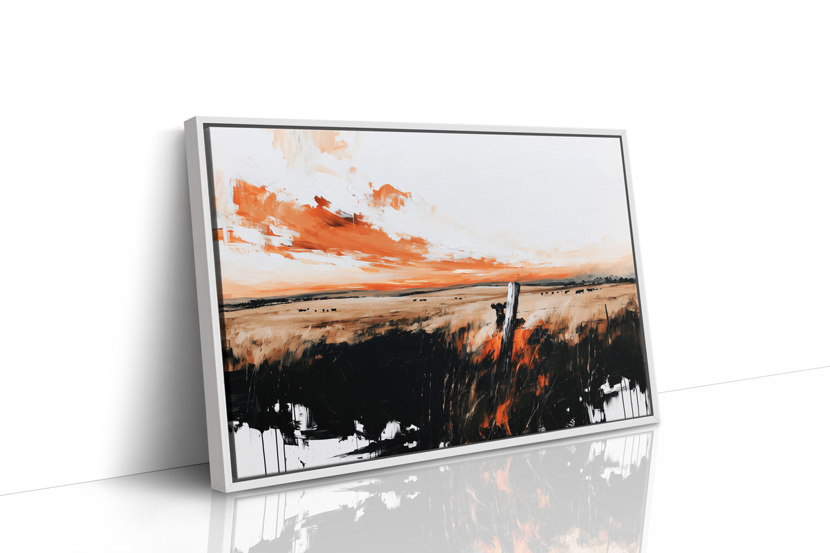 Embers Over the Grazing Fields