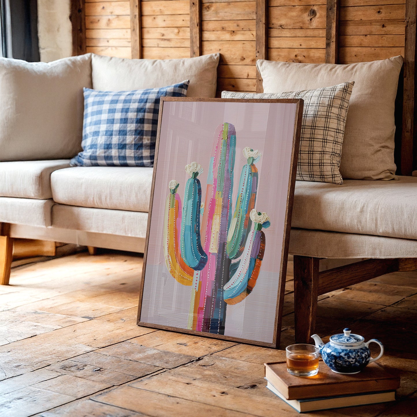Rainbow Saguaro Tells Desert Tales