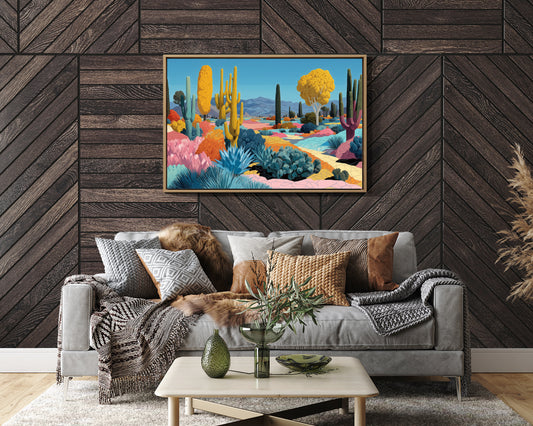 Saguaros Dance In Rainbow Valleys