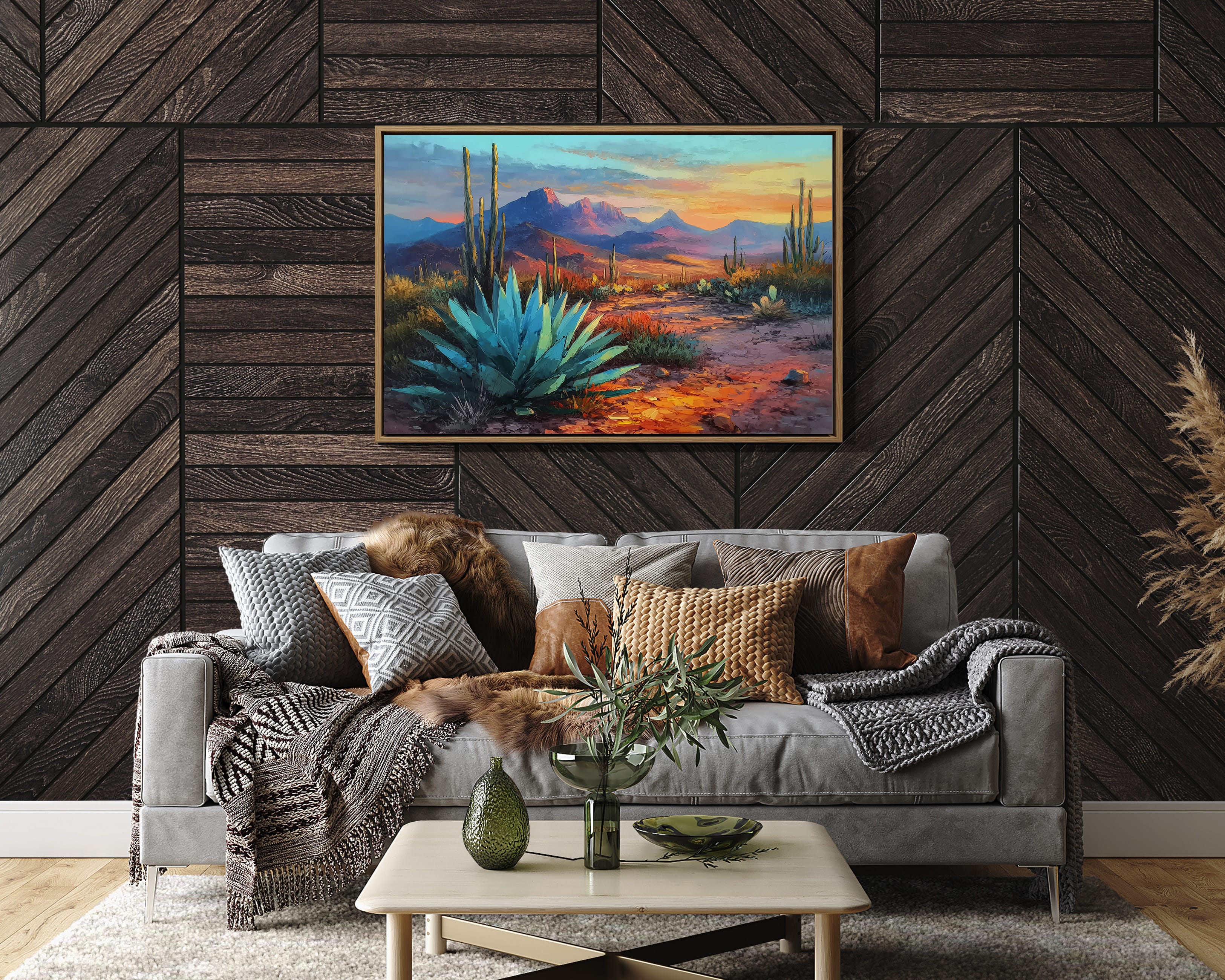 Blue Agave Greets Desert Dawn