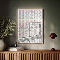 Pastel Stories Cross Brooklyn Bridge