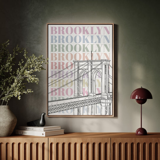 Pastel Stories Cross Brooklyn Bridge