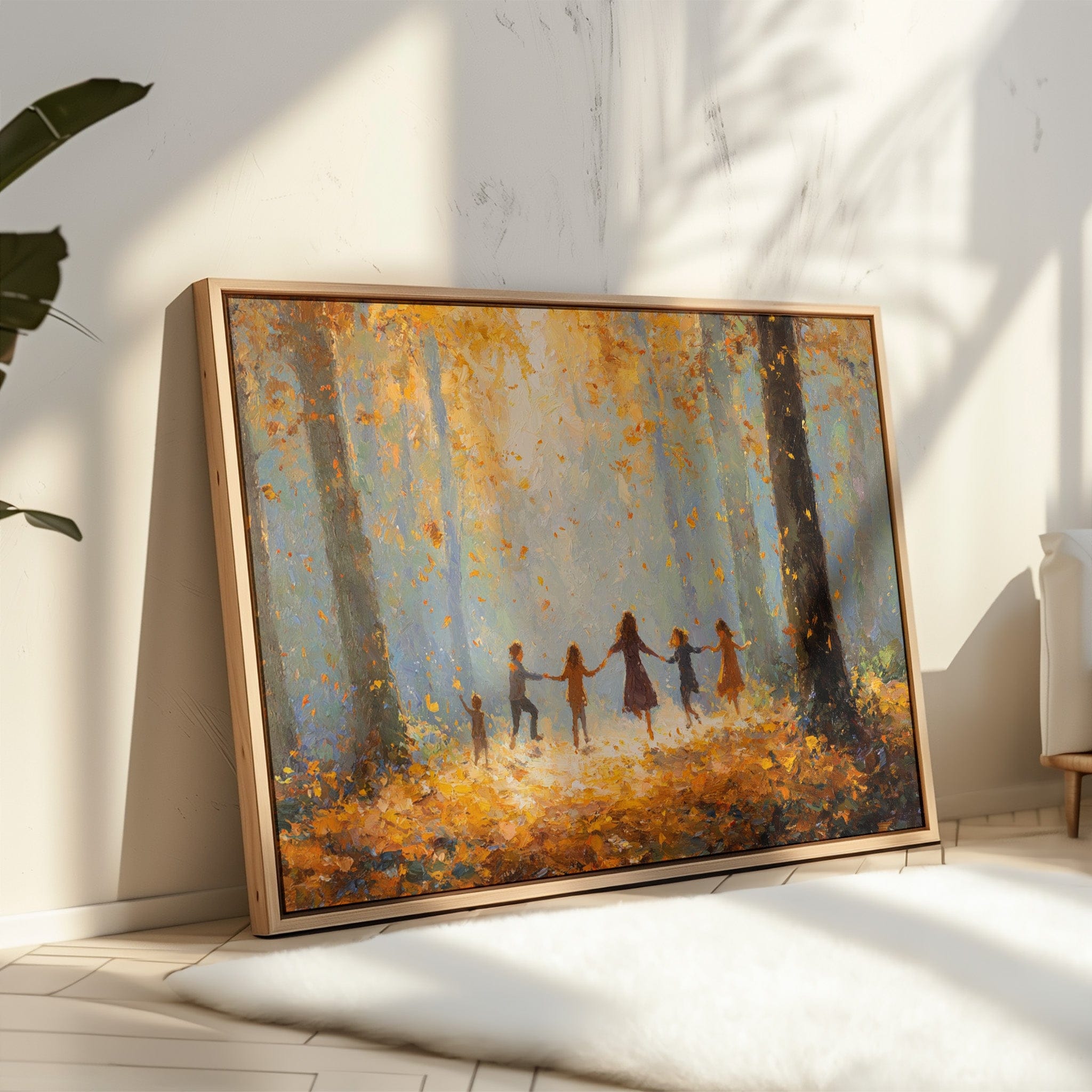 Autumn Light Catches Their Dance