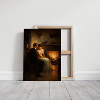 Firelight Confessions Between Lovers