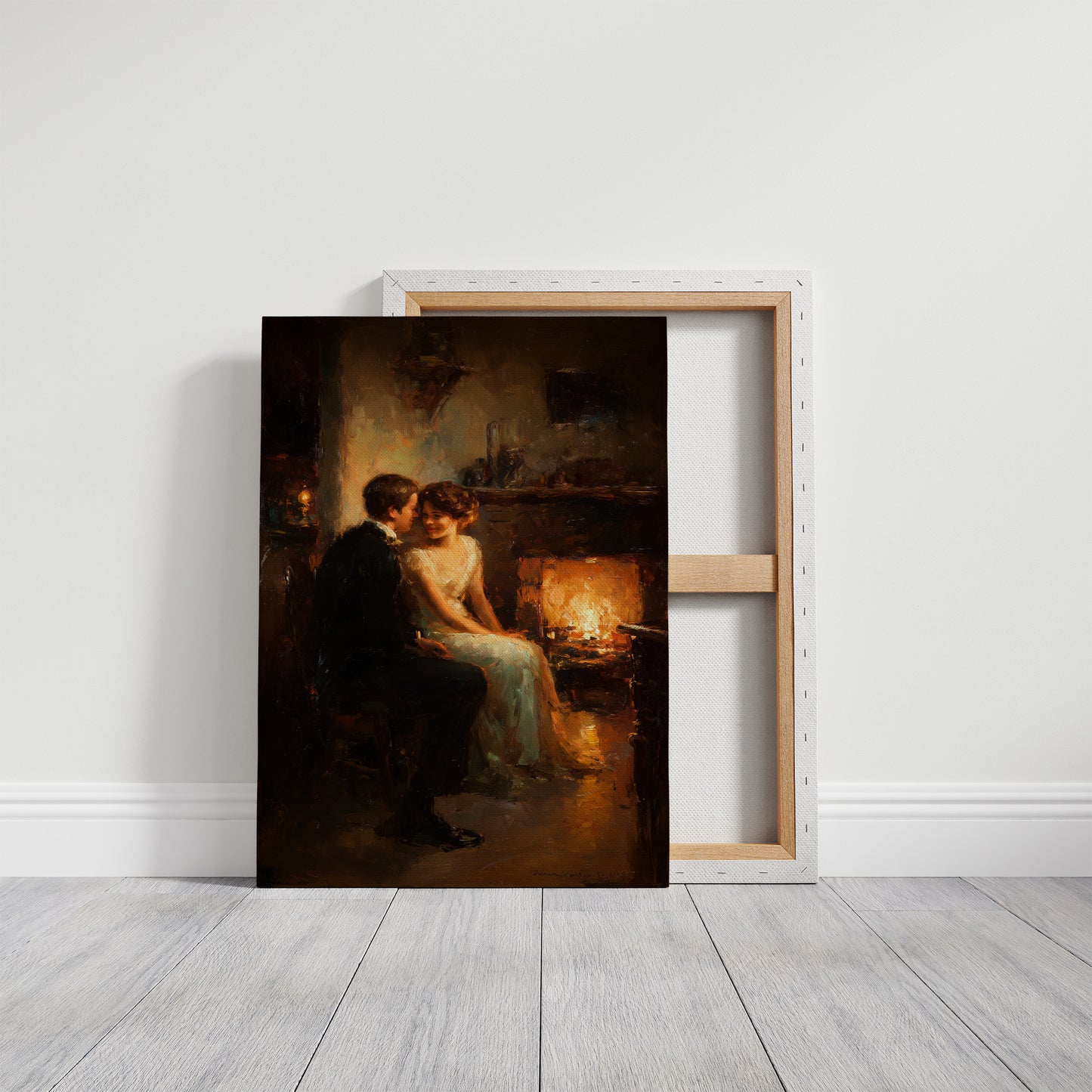 Firelight Confessions Between Lovers