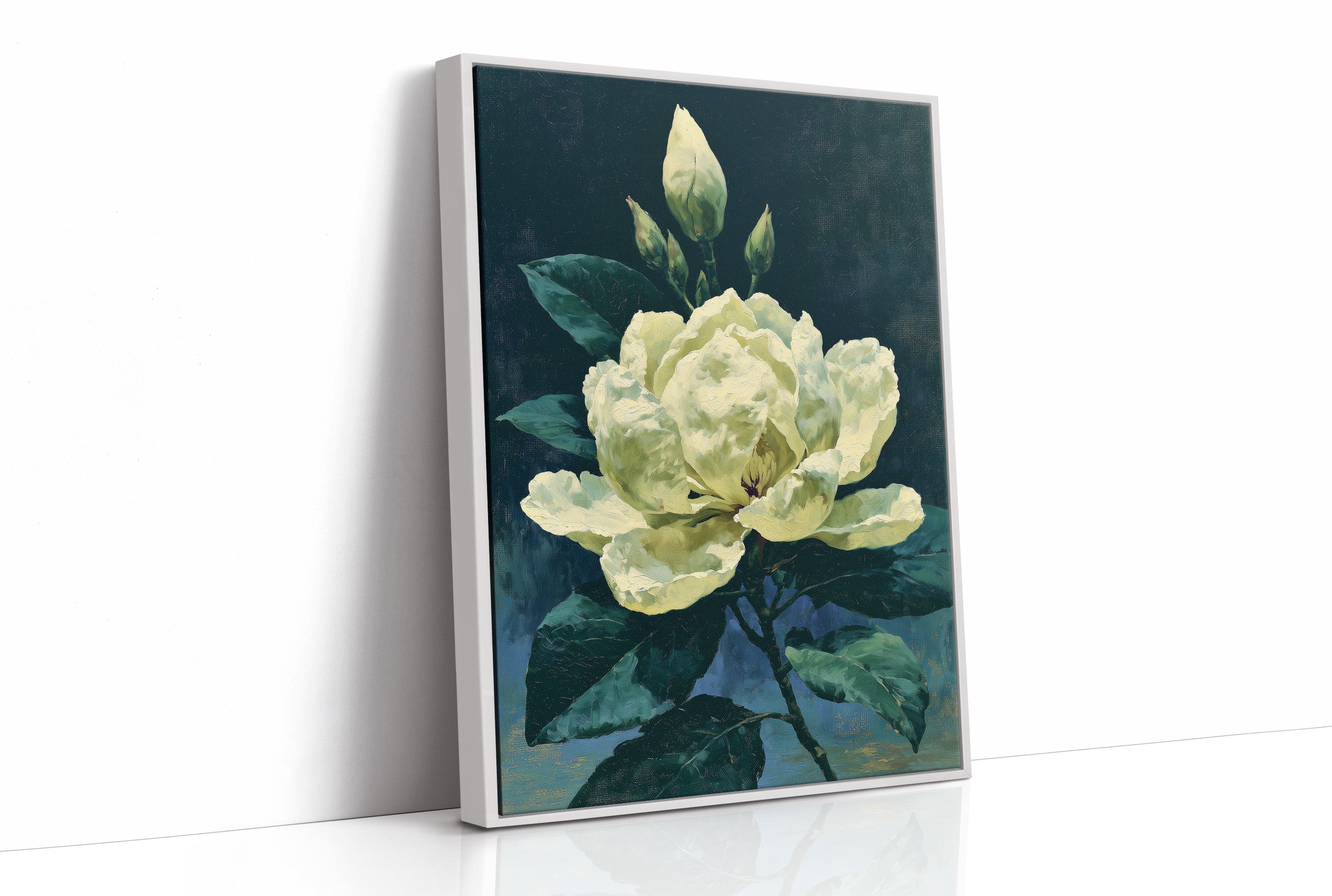 Ivory Bloom in Shadow