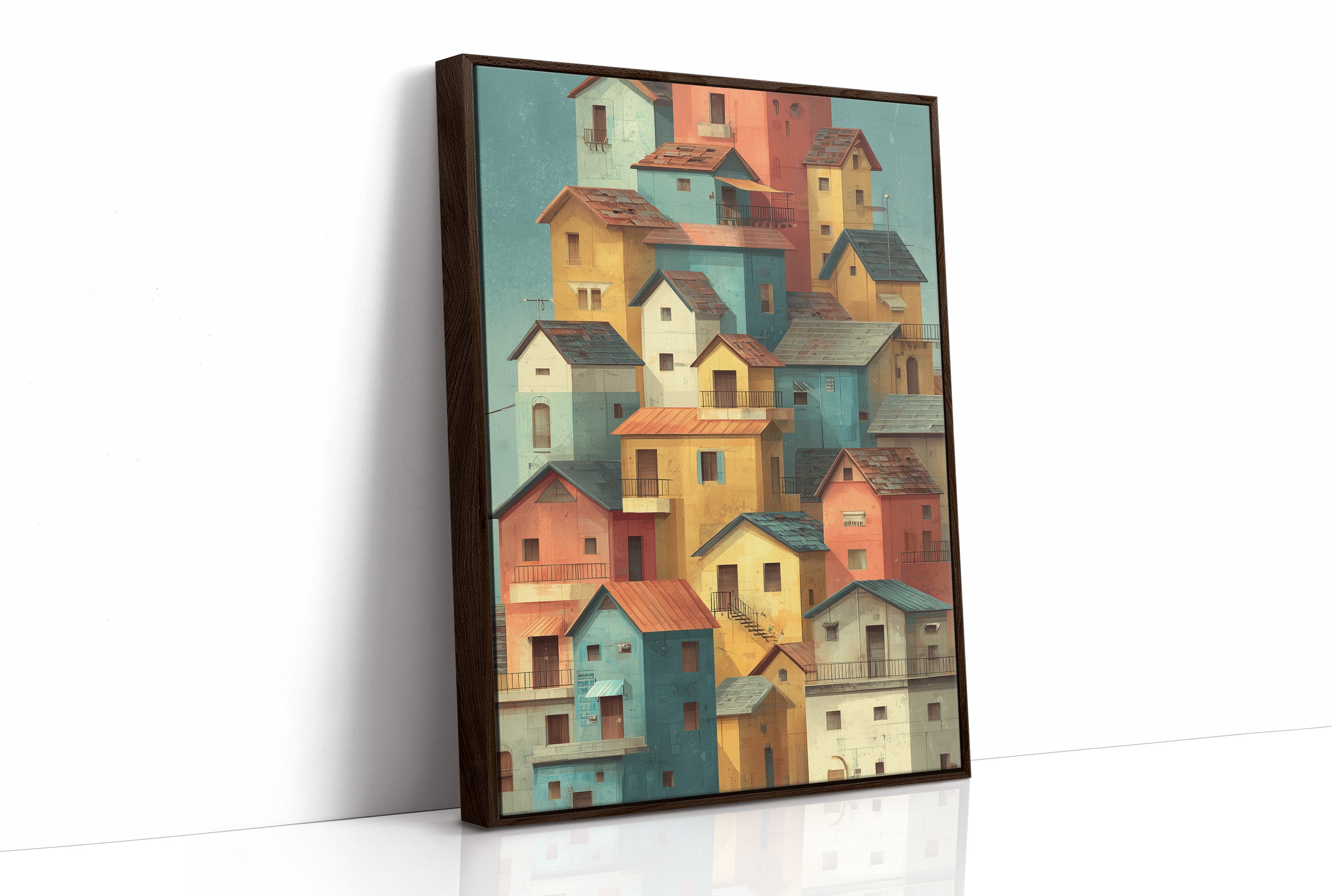 Stacked Stories In Coastal Colors