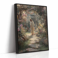 Ethereal Garden Beckons Through Morning Light