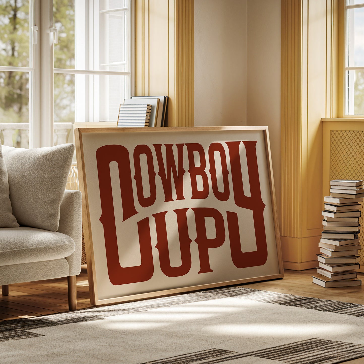 Cowboy Up Bold Western Typography