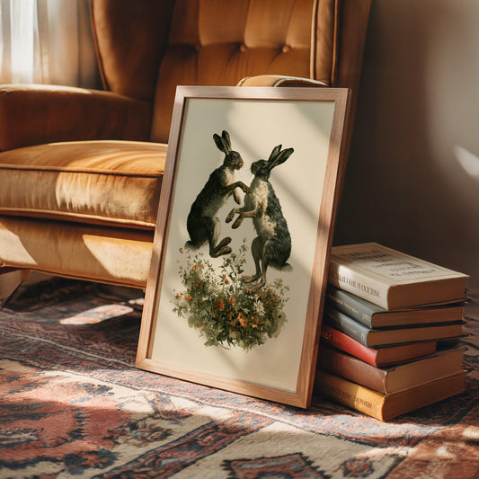 Hares in Bloom