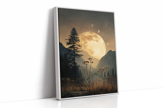 Moonlit Serenade Over Silent Valleys