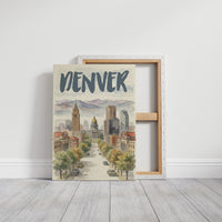 Denver in Watercolor