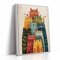 When Nine Cats Found Each Other