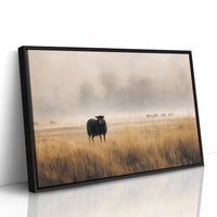 Lone Sheep Among Golden Fields