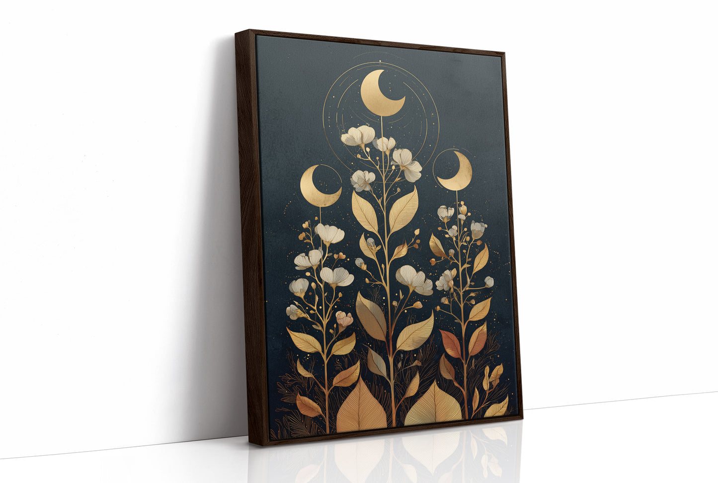 Celestial Flora Under Night Sky