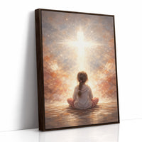 Celestial Whispers Guide Innocent Prayer