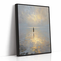Solitude Walks Upon Golden Waters