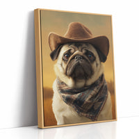 Prairie Pug At Sundown