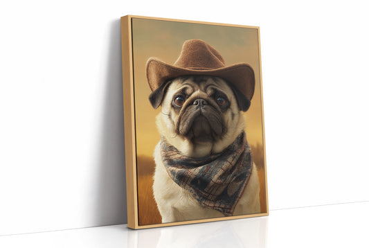 Prairie Pug At Sundown