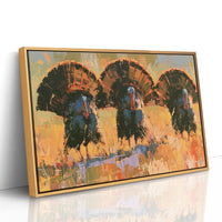 Three Turkeys, Full Display