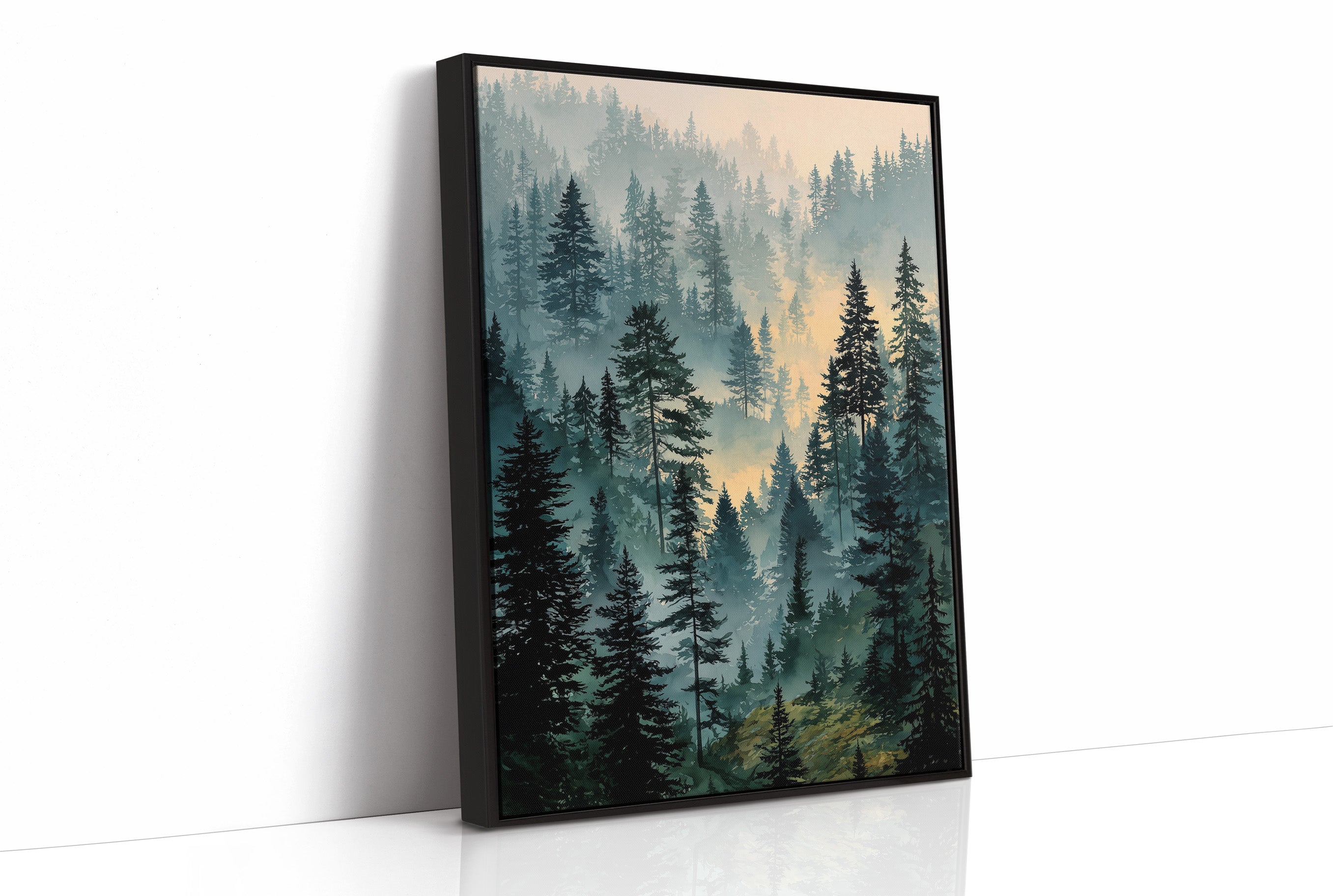 Where The Pines Lean Into Morning