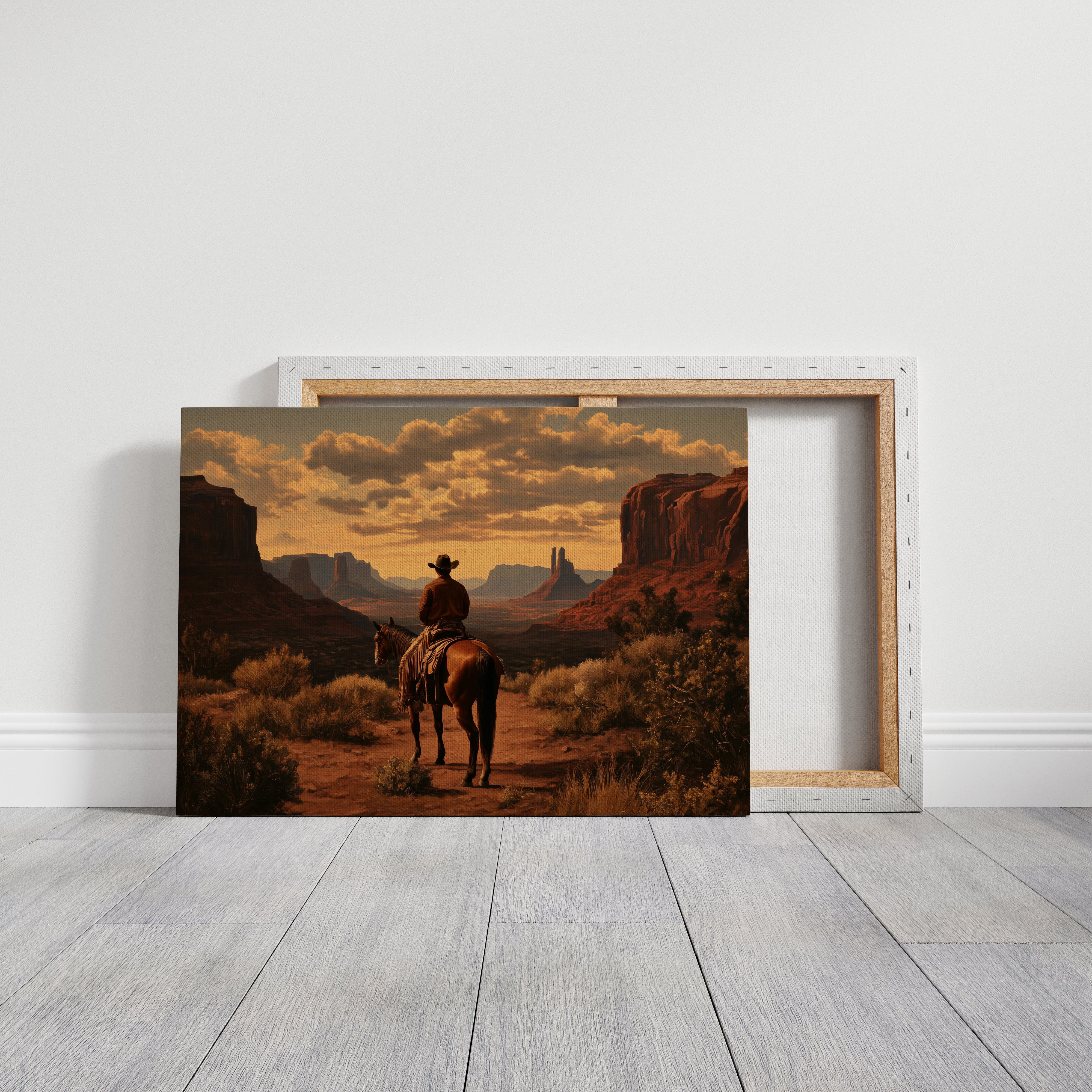 Sunset Maps The Canyon's Heart