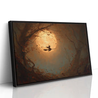 Autumn Flight Through Amber Light