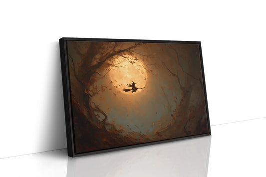 Autumn Flight Through Amber Light