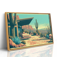Canyon View, Mid-Century Patio