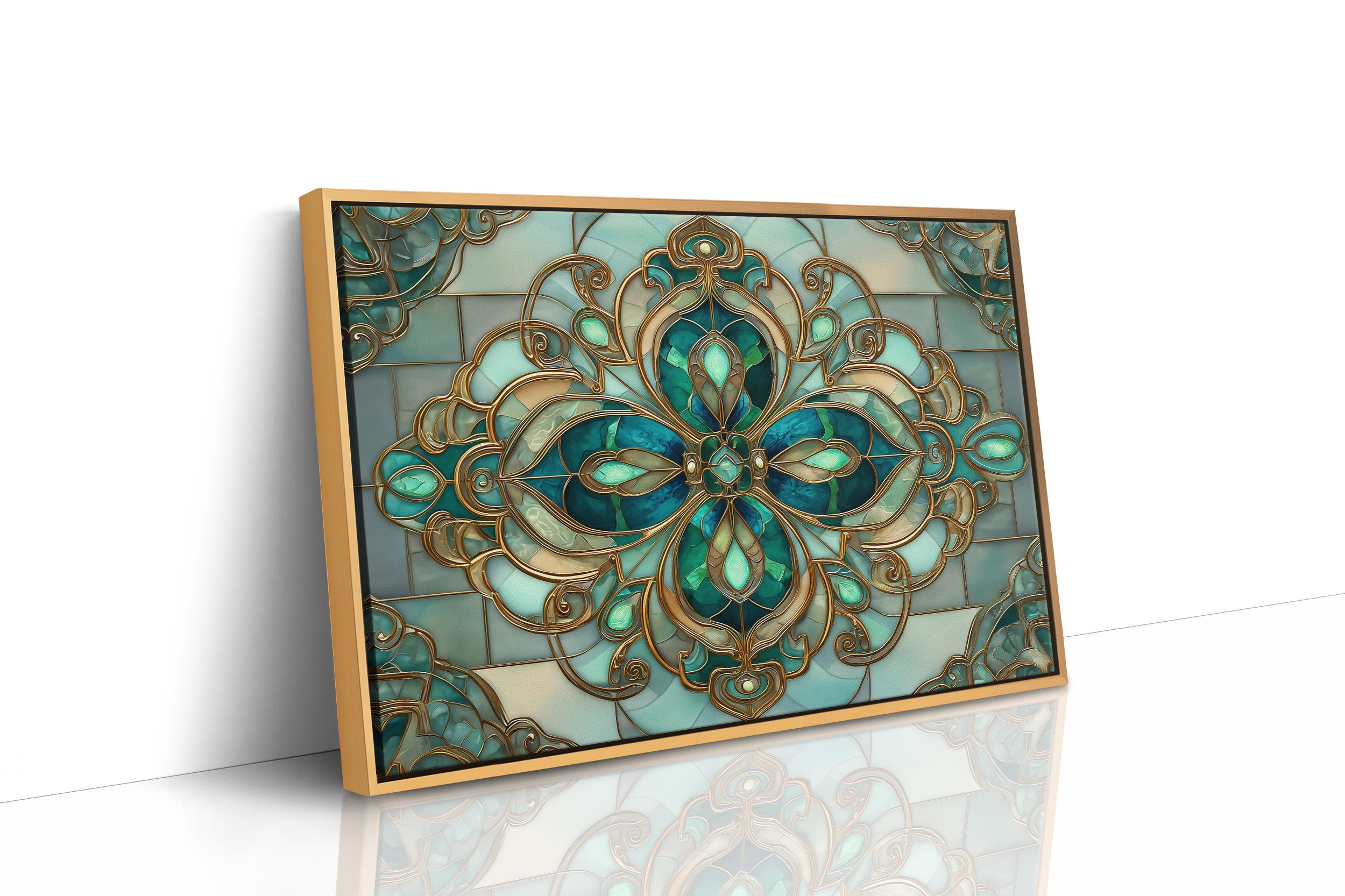 Cast in Gold and Teal