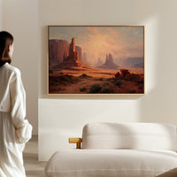 Sacred Light Bathes Ancient Towers