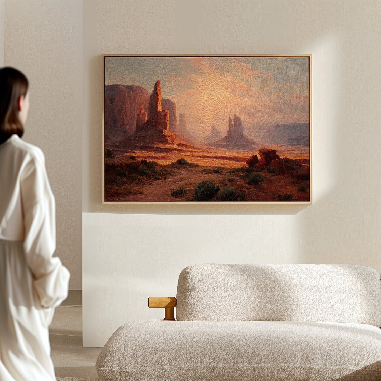 Sacred Light Bathes Ancient Towers