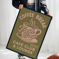 Fresh Brew Retro Coffee Poster