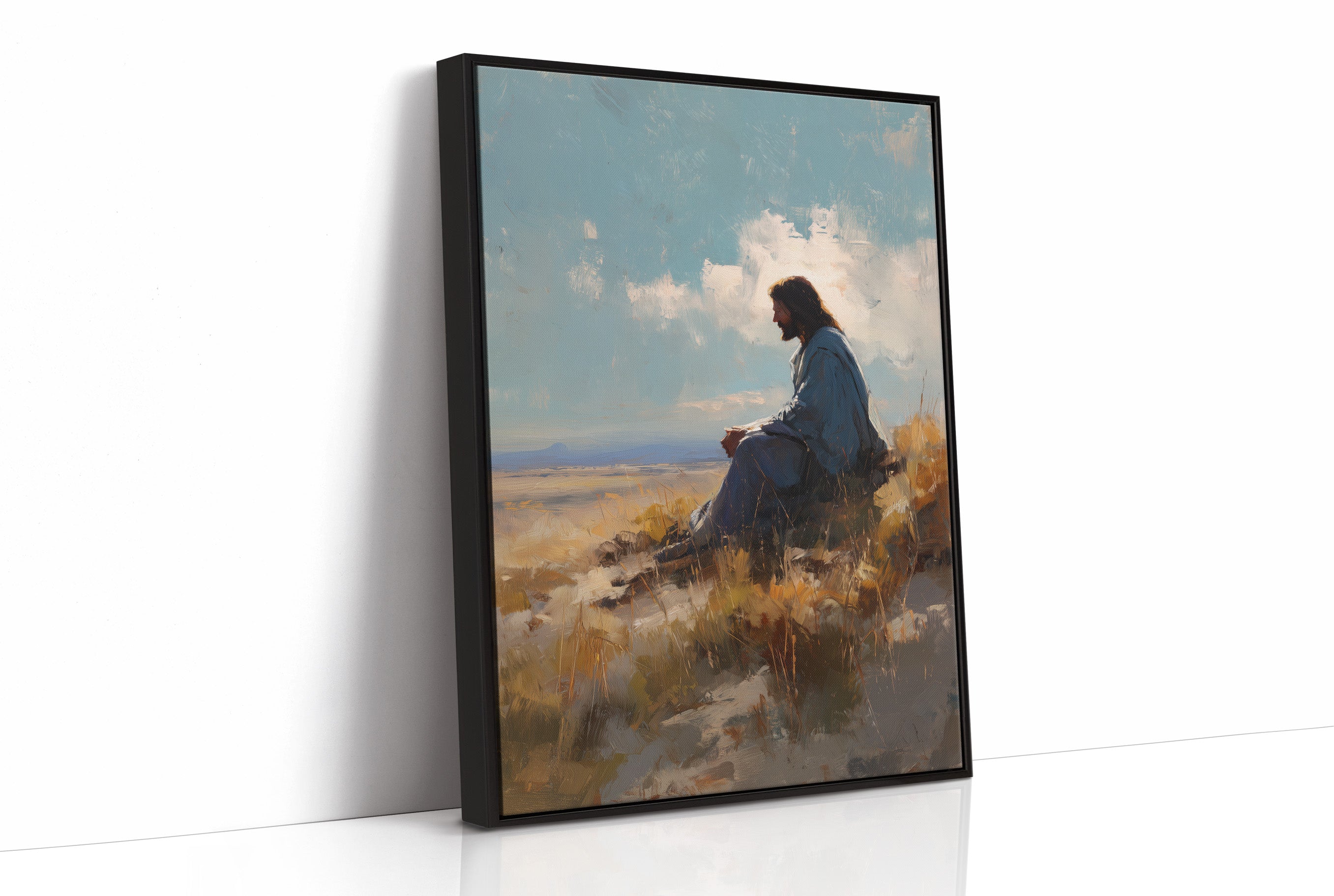 Solitude Whispers Across Desert Plains