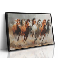 Thunder Hooves Dance Through Desert Dust