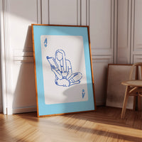 Blue Lines Tell Stories Simply