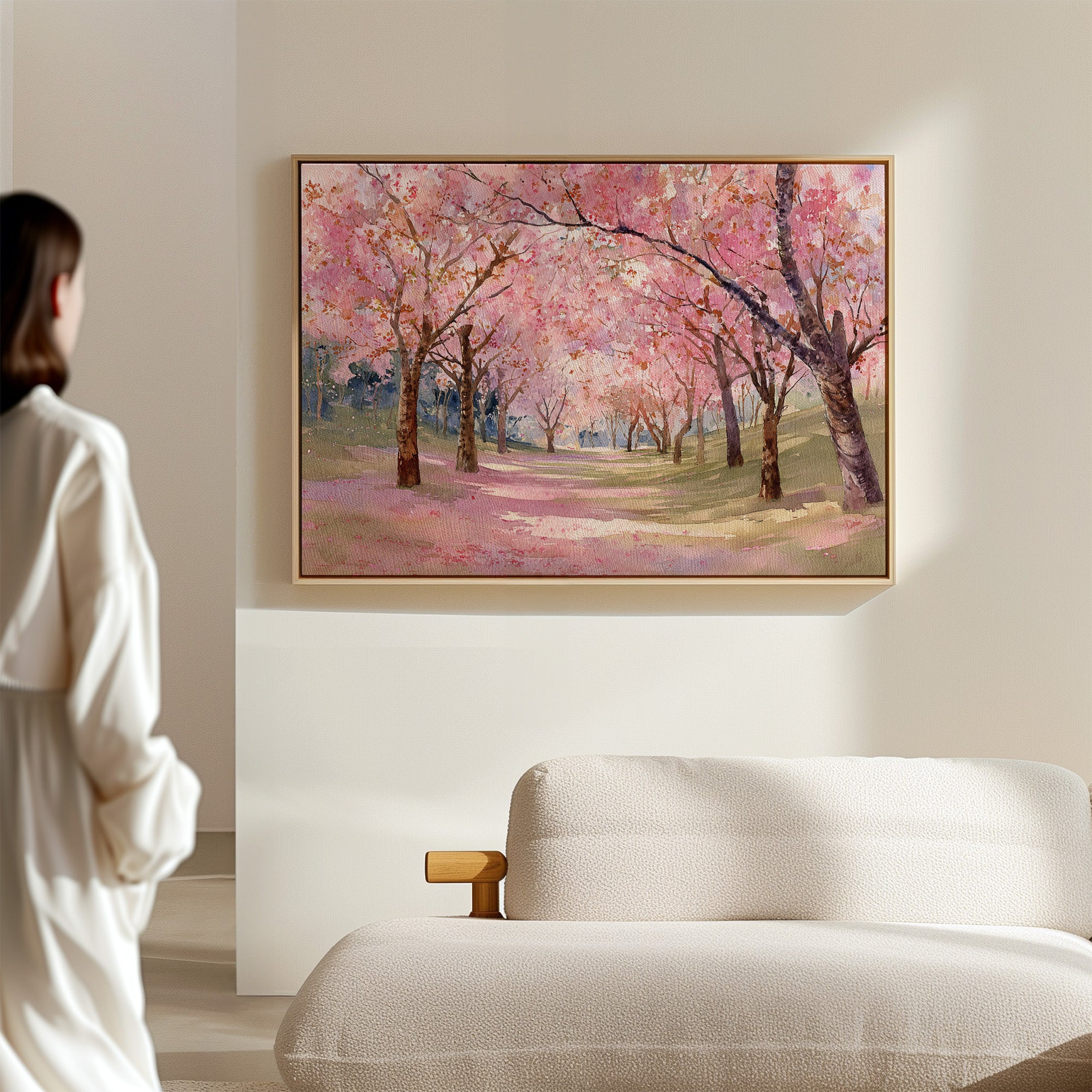 Cherry Path Leads To Spring
