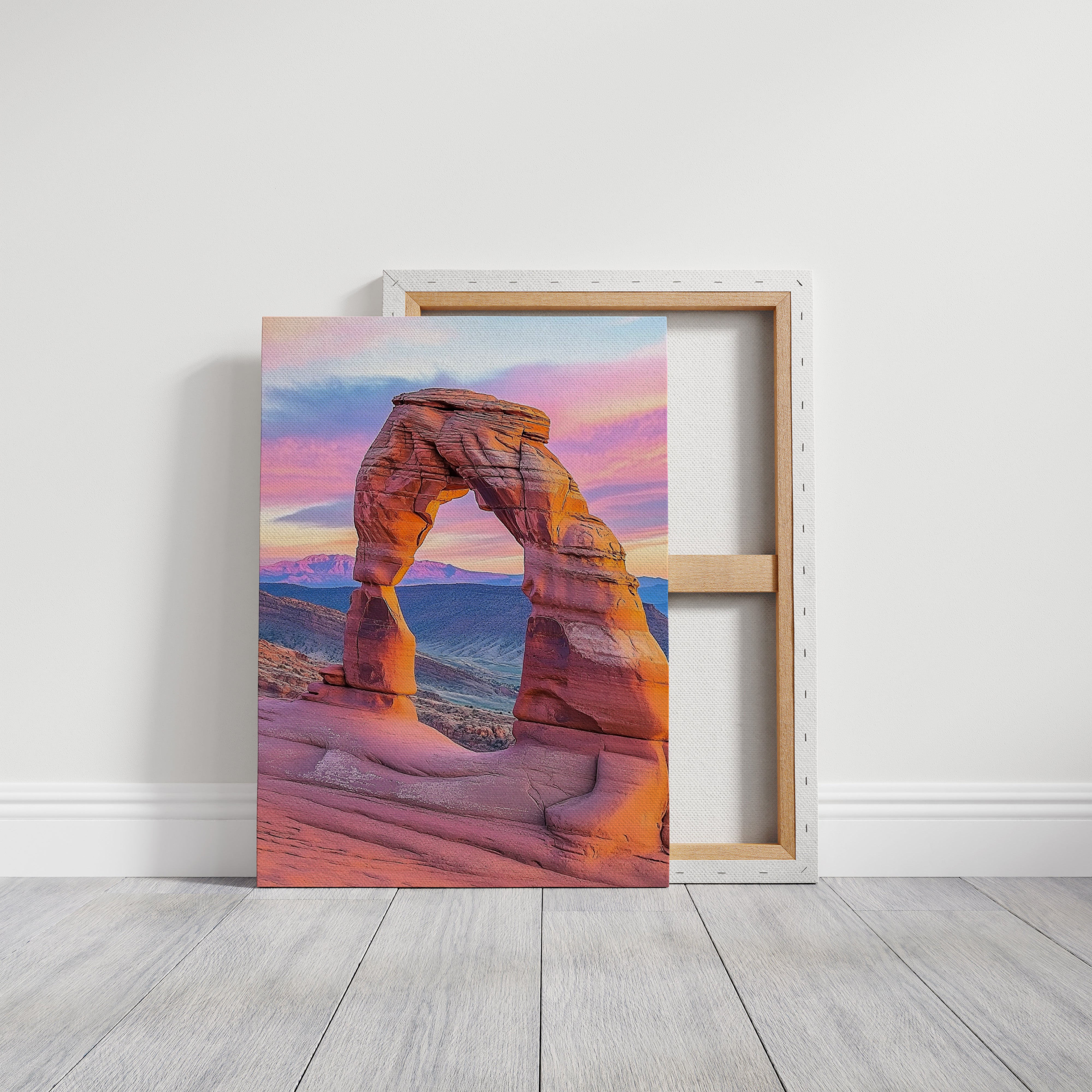 Delicate Arch at Dusk in Painted Sky