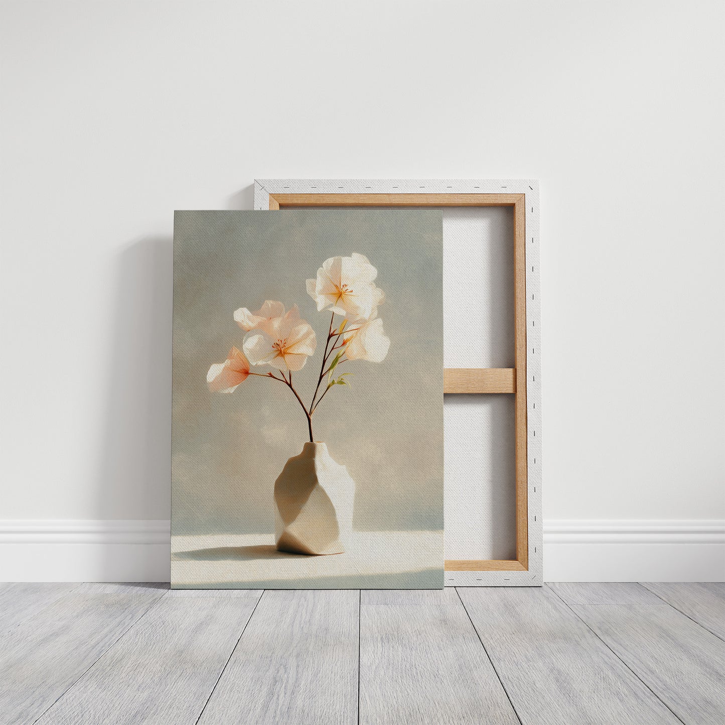 Delicate Blossoms in Blush and Cream