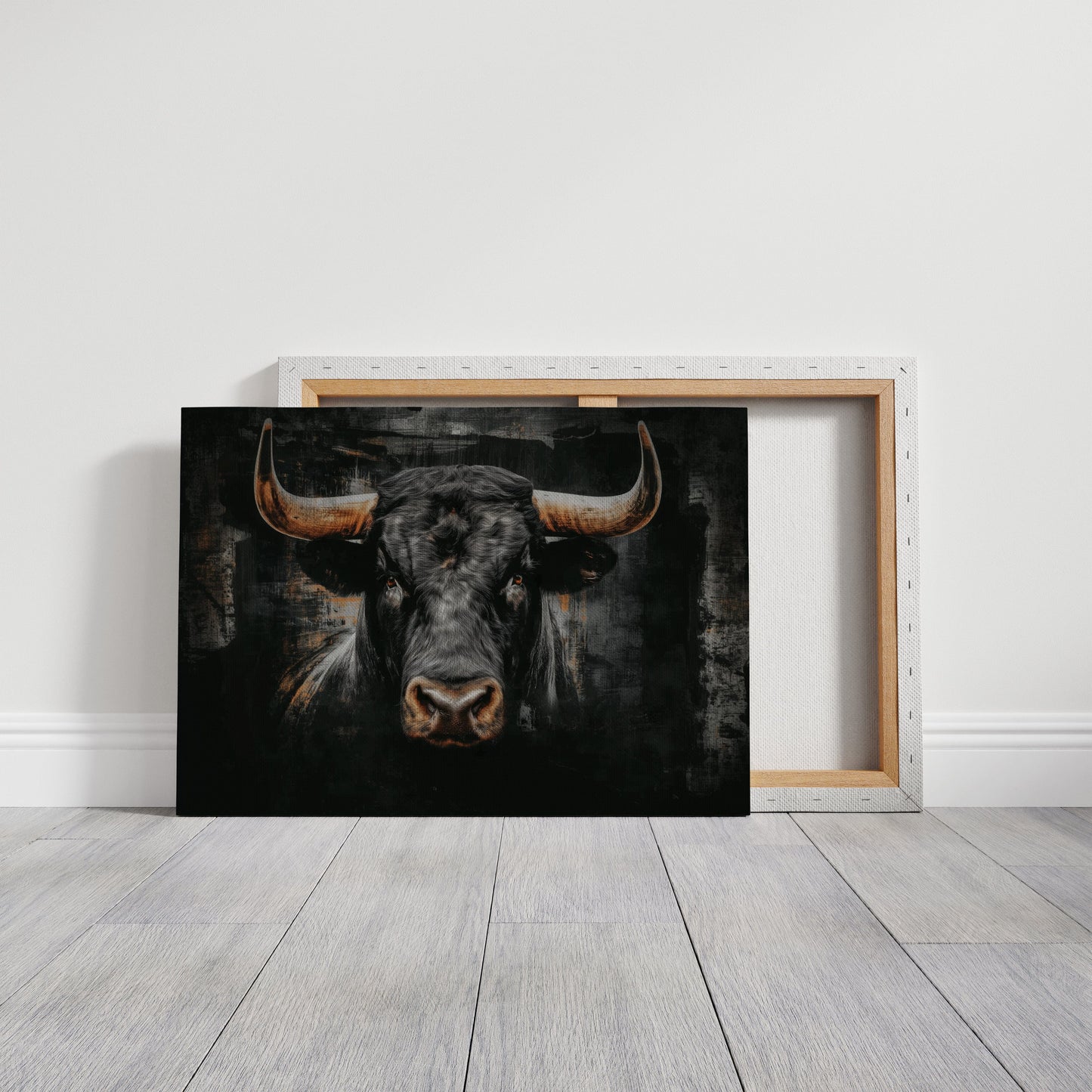 Midnight Bulls Wear Golden Crowns