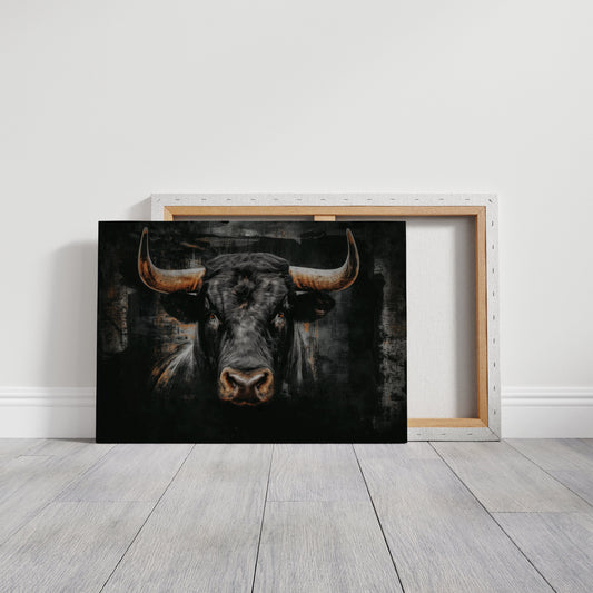Midnight Bulls Wear Golden Crowns