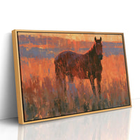 Horse Facing The Blaze